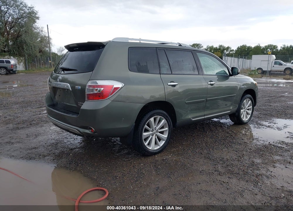 2009 TOYOTA HIGHLANDER HYBRID LIMITED VIN: JTEEW44A292028572