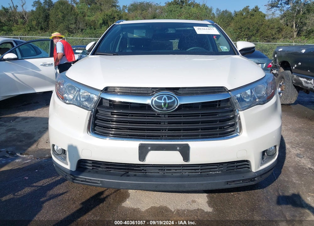 2016 TOYOTA HIGHLANDER LIMITED PLATINUM V6 VIN: 5TDYKRFH3GS160086