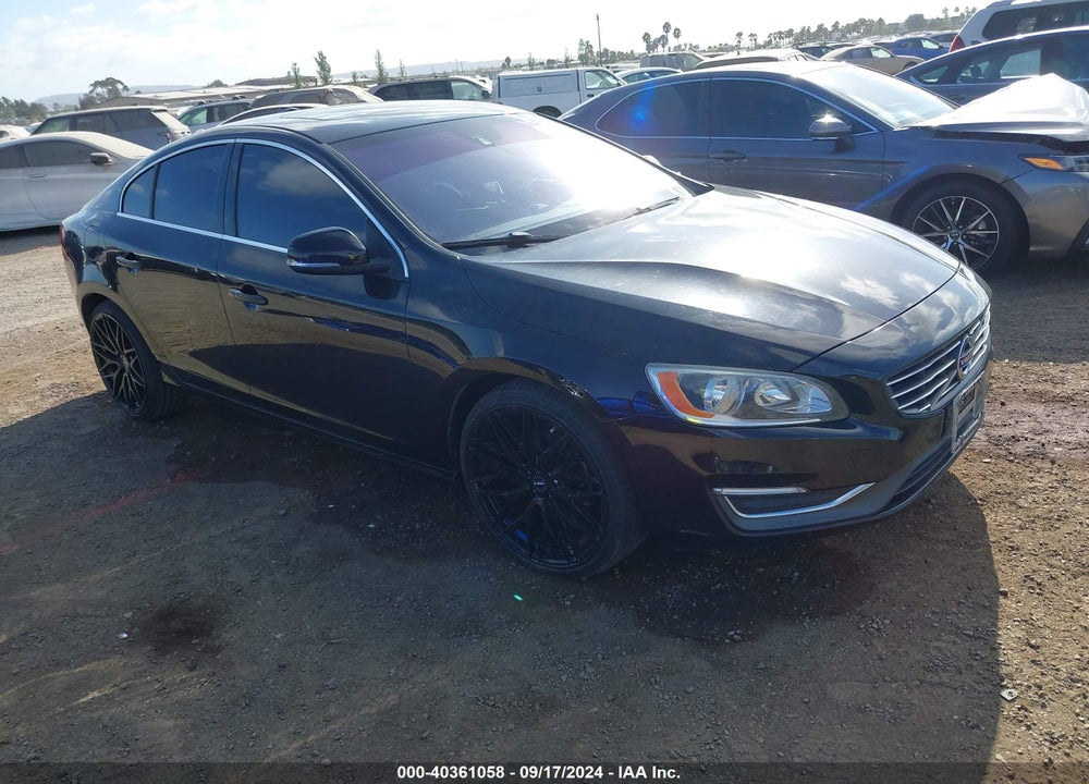 2015 VOLVO S60 T5 PREMIER VIN: YV126MFK1F1344800