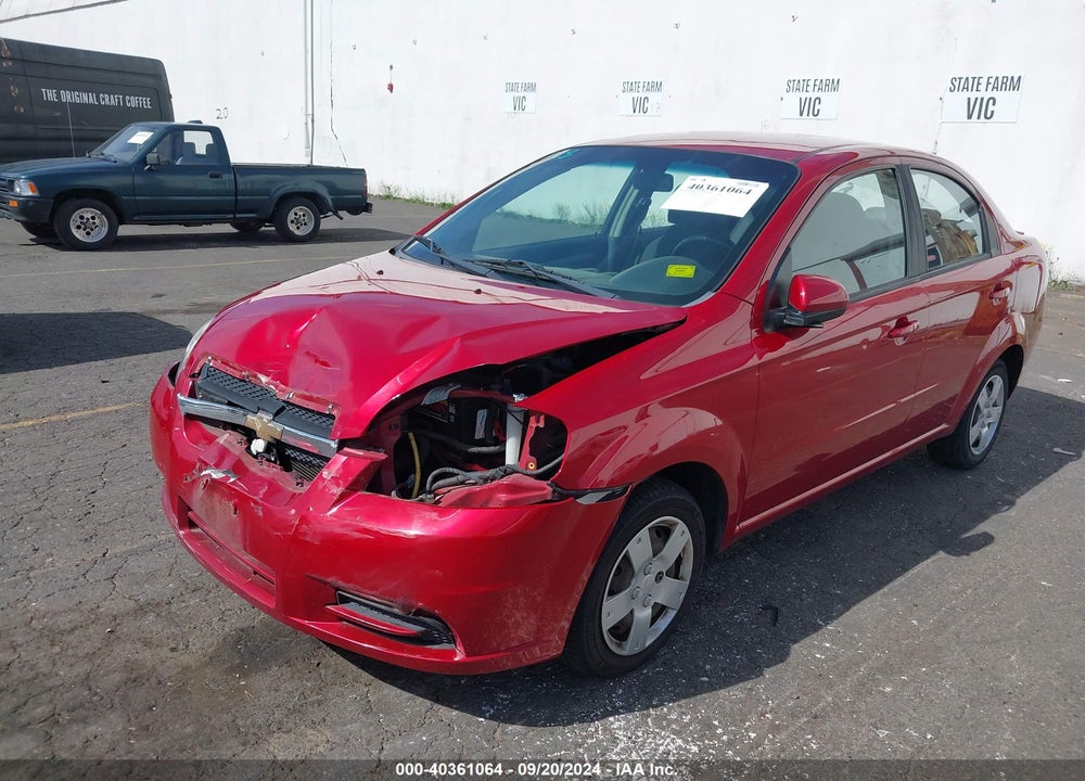 2010 CHEVROLET AVEO LT VIN: KL1TD5DE5AB119874