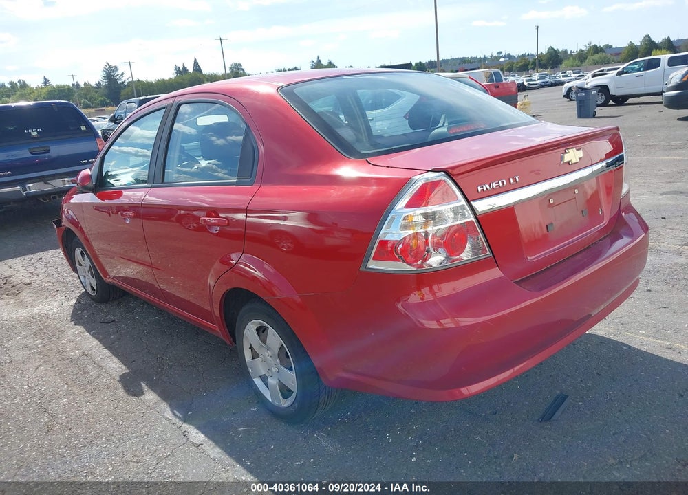 2010 CHEVROLET AVEO LT VIN: KL1TD5DE5AB119874