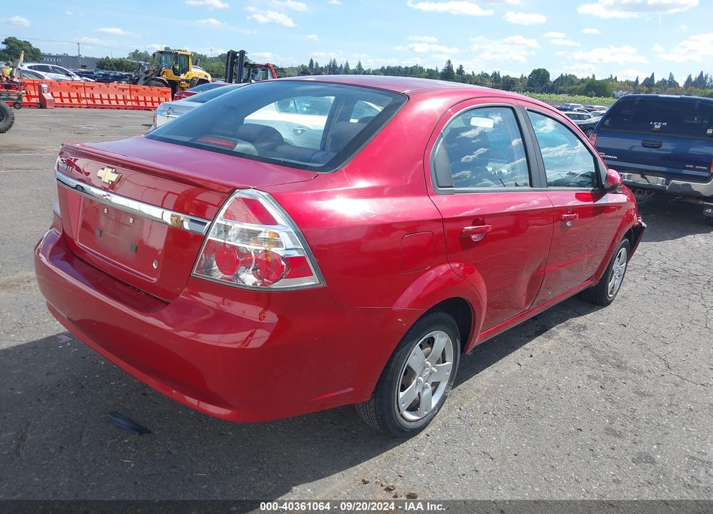 2010 CHEVROLET AVEO LT VIN: KL1TD5DE5AB119874