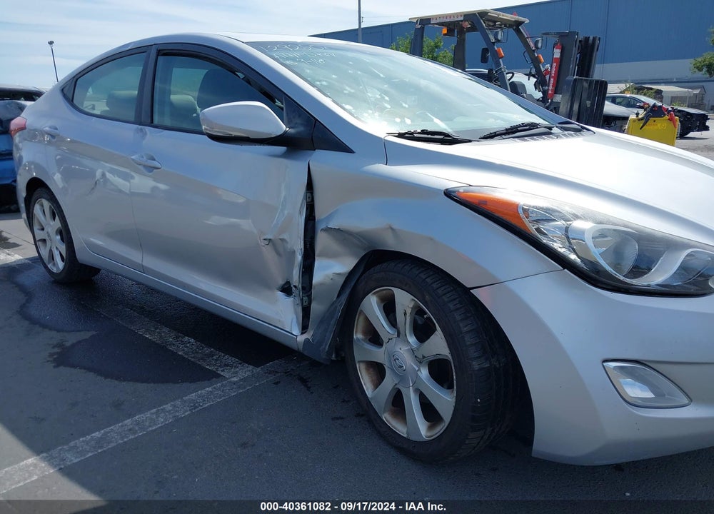 2012 HYUNDAI ELANTRA LIMITED (ULSAN PLANT) VIN: KMHDH4AEXCU254433