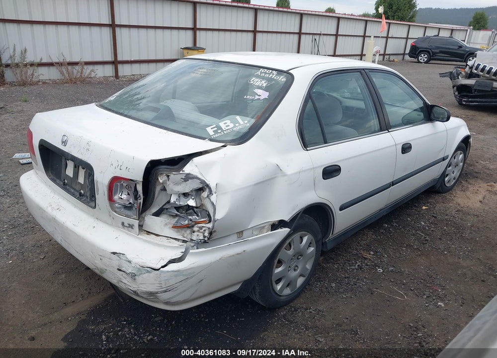 1998 HONDA CIVIC LX VIN: 2HGEJ6575WH613328