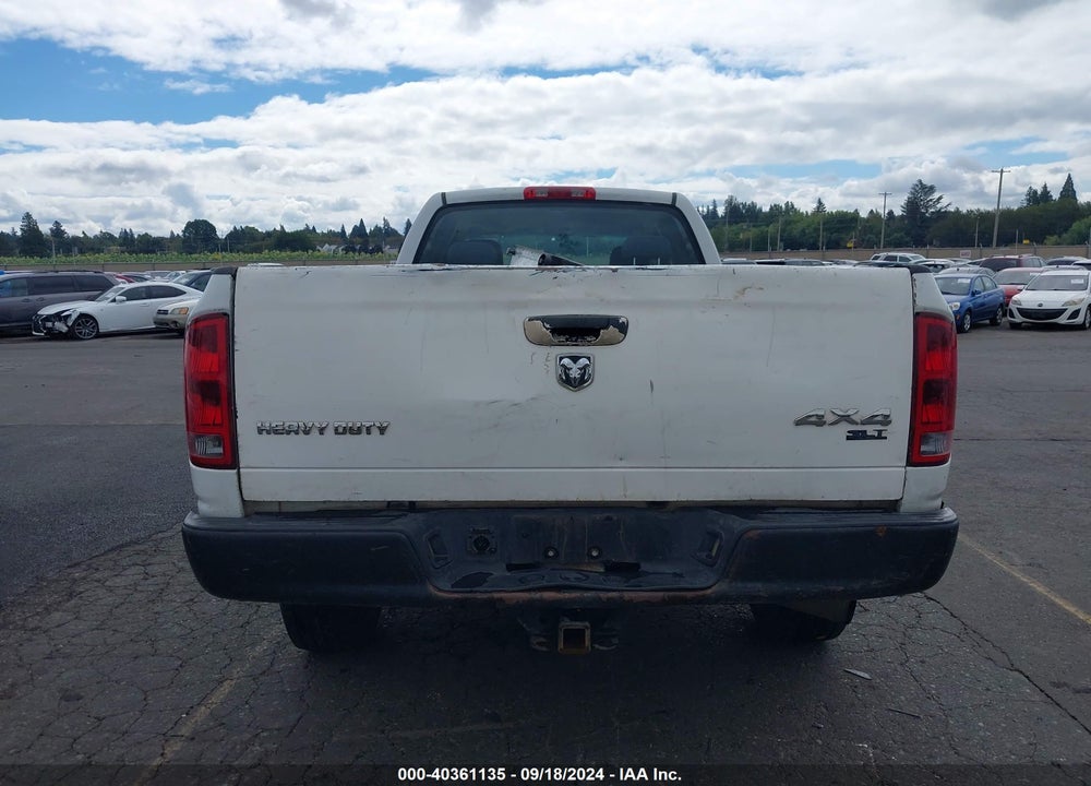 2005 DODGE RAM 3500 SLT/LARAMIE VIN: 3D7LS38C25G761404