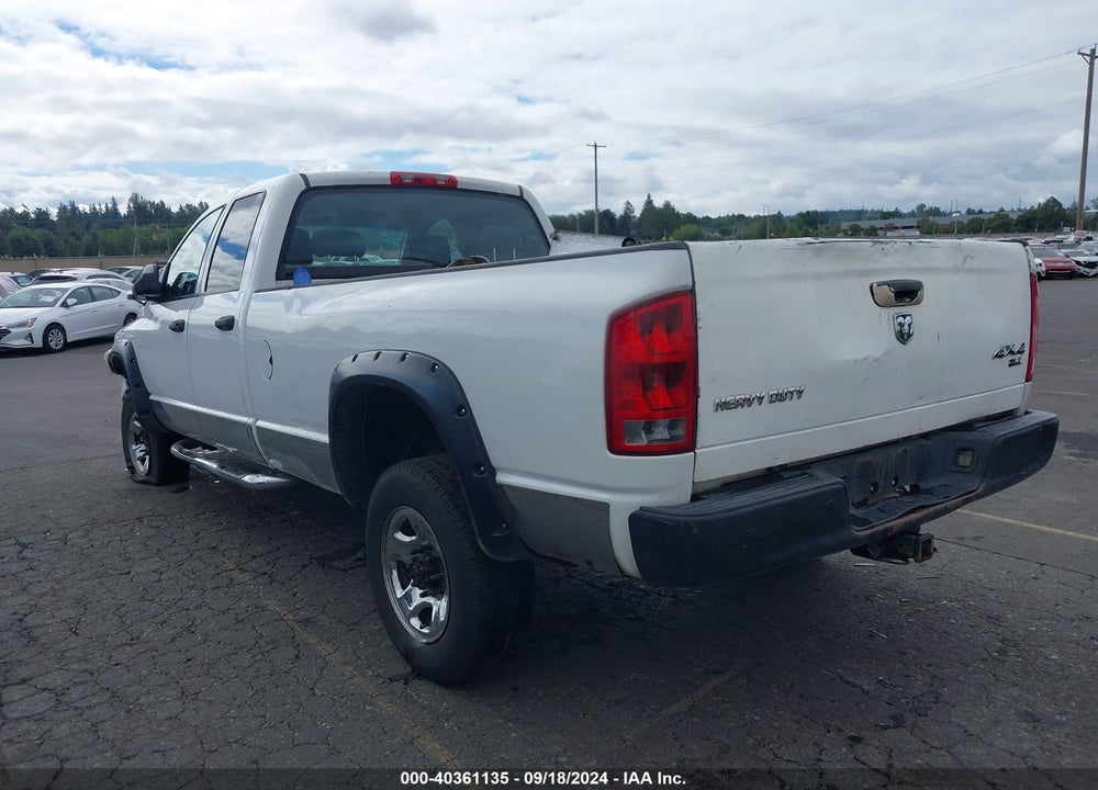 2005 DODGE RAM 3500 SLT/LARAMIE VIN: 3D7LS38C25G761404