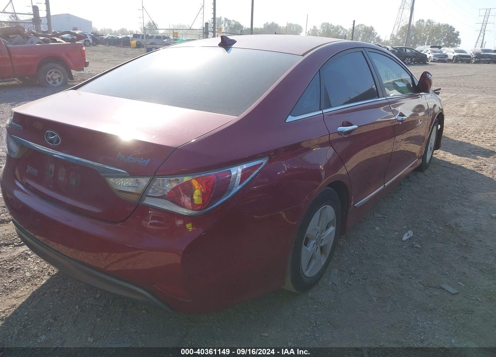 2012 HYUNDAI SONATA HYBRID VIN: KMHEC4A48CA036163