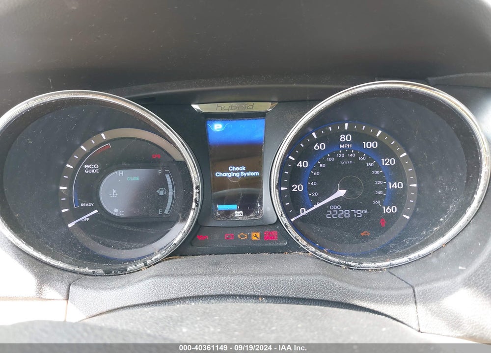 2012 HYUNDAI SONATA HYBRID VIN: KMHEC4A48CA036163
