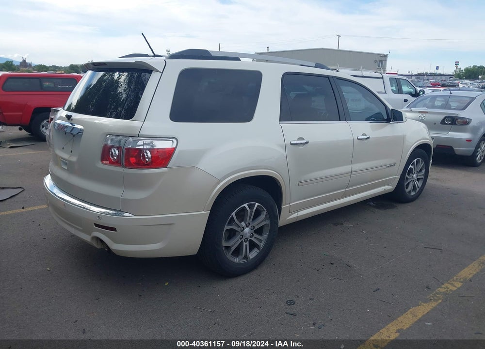 2012 GMC ACADIA DENALI VIN: 1GKKRTED3CJ218027