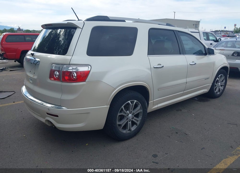 2012 GMC ACADIA DENALI VIN: 1GKKRTED3CJ218027