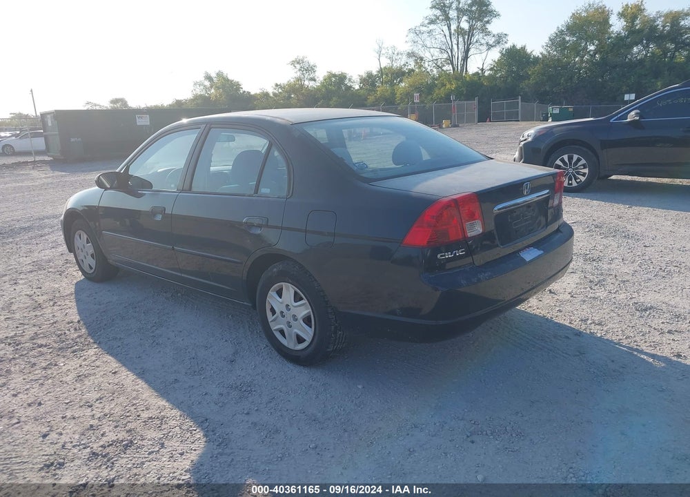 2003 HONDA CIVIC LX VIN: 1HGES16573L031498