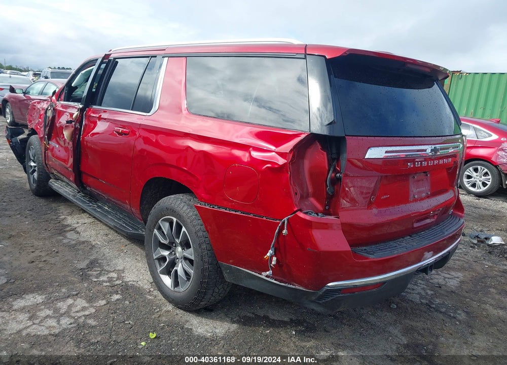 2021 CHEVROLET SUBURBAN 4WD LT VIN: 1GNSKCKD4MR426528