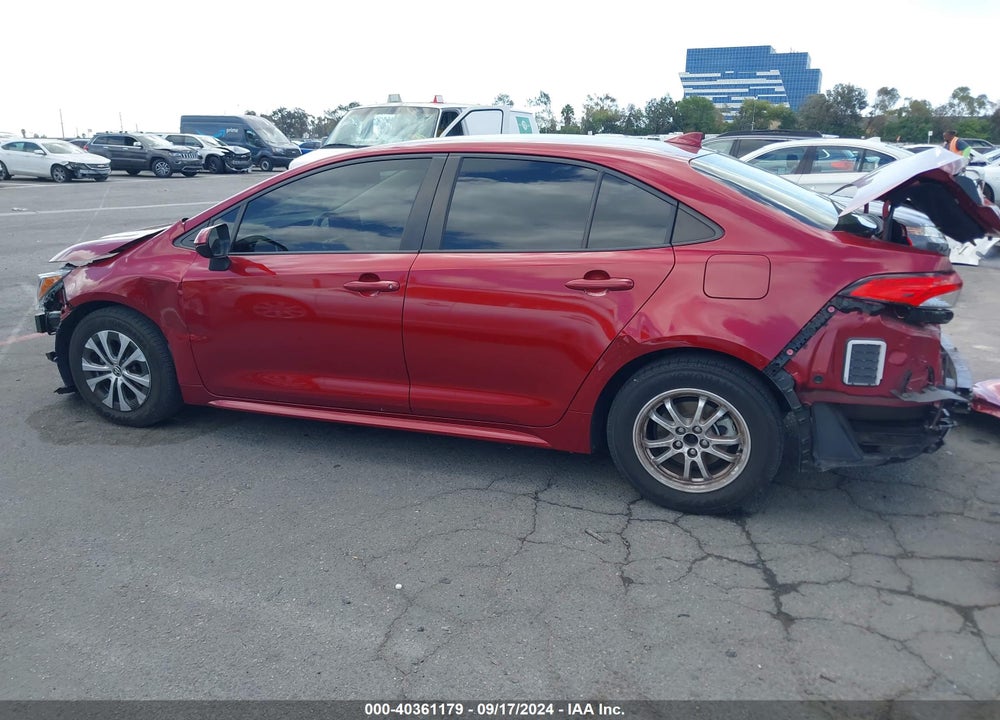 2022 TOYOTA COROLLA HYBRID LE VIN: JTDEAMDE9NJ055760