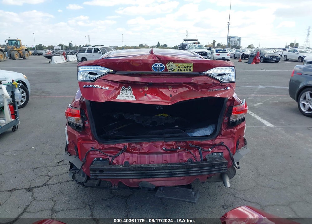 2022 TOYOTA COROLLA HYBRID LE VIN: JTDEAMDE9NJ055760
