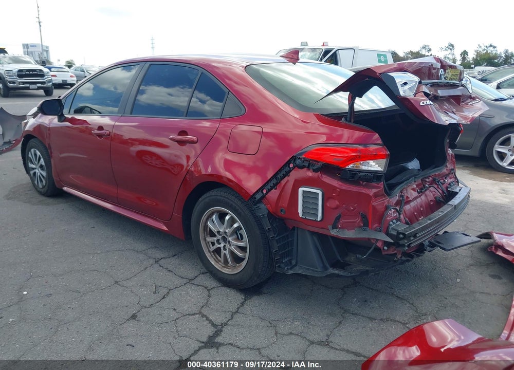 2022 TOYOTA COROLLA HYBRID LE VIN: JTDEAMDE9NJ055760