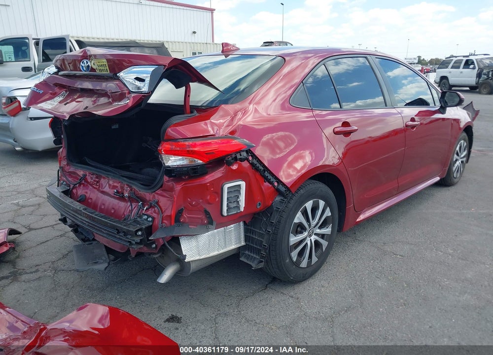 2022 TOYOTA COROLLA HYBRID LE VIN: JTDEAMDE9NJ055760