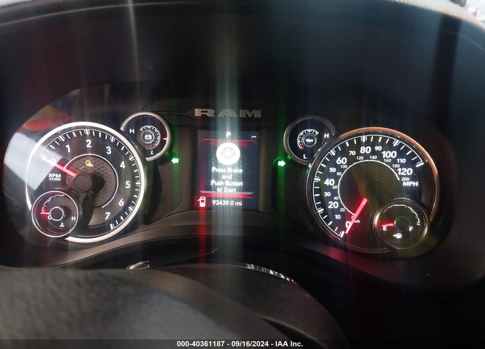 2019 RAM 1500 BIG HORN/LONE STAR 4X2 5'7 BOX VIN: 1C6RREFT6KN685050