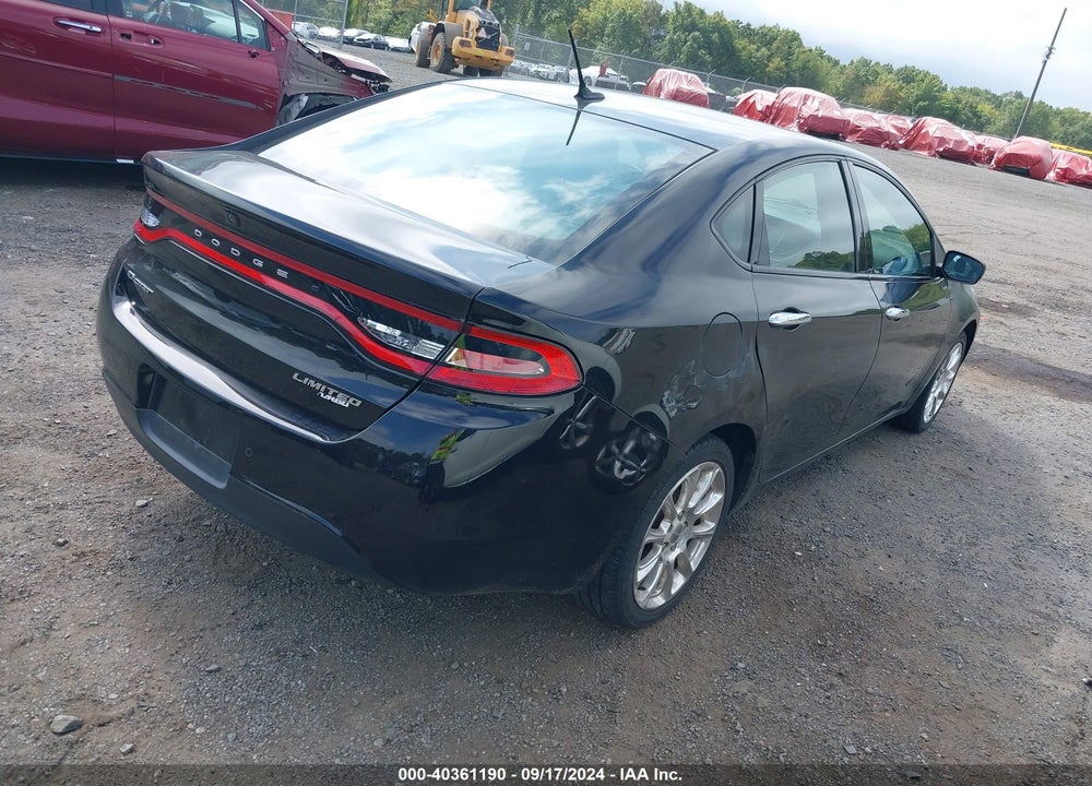 2013 DODGE DART LIMITED VIN: 1C3CDFCA9DD294087