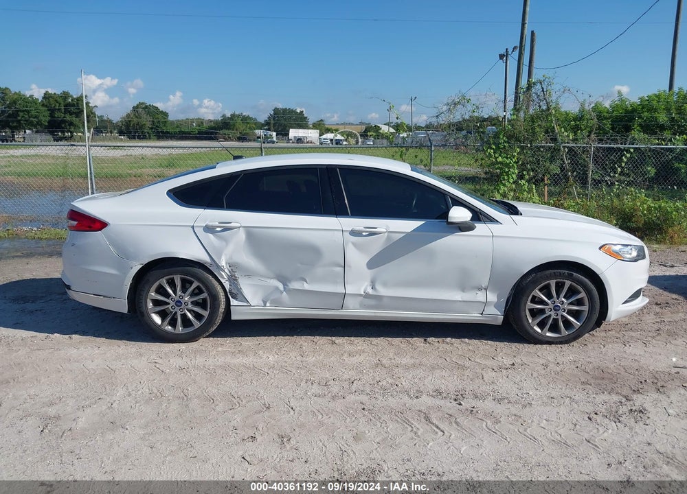 2017 FORD FUSION SE VIN: 3FA6P0H74HR236983