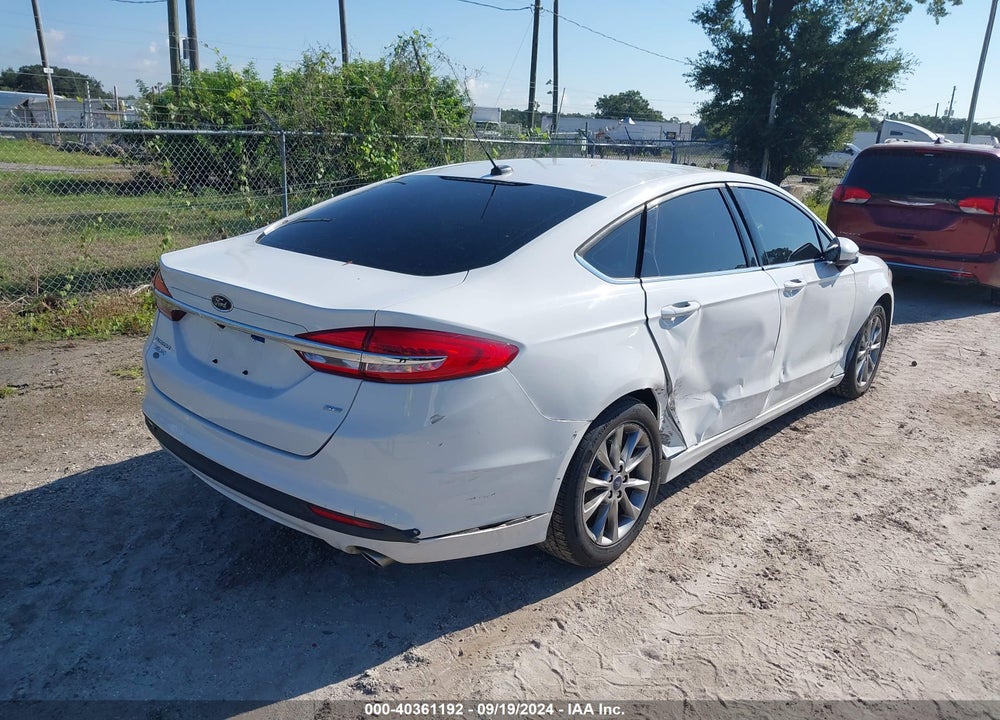 2017 FORD FUSION SE VIN: 3FA6P0H74HR236983