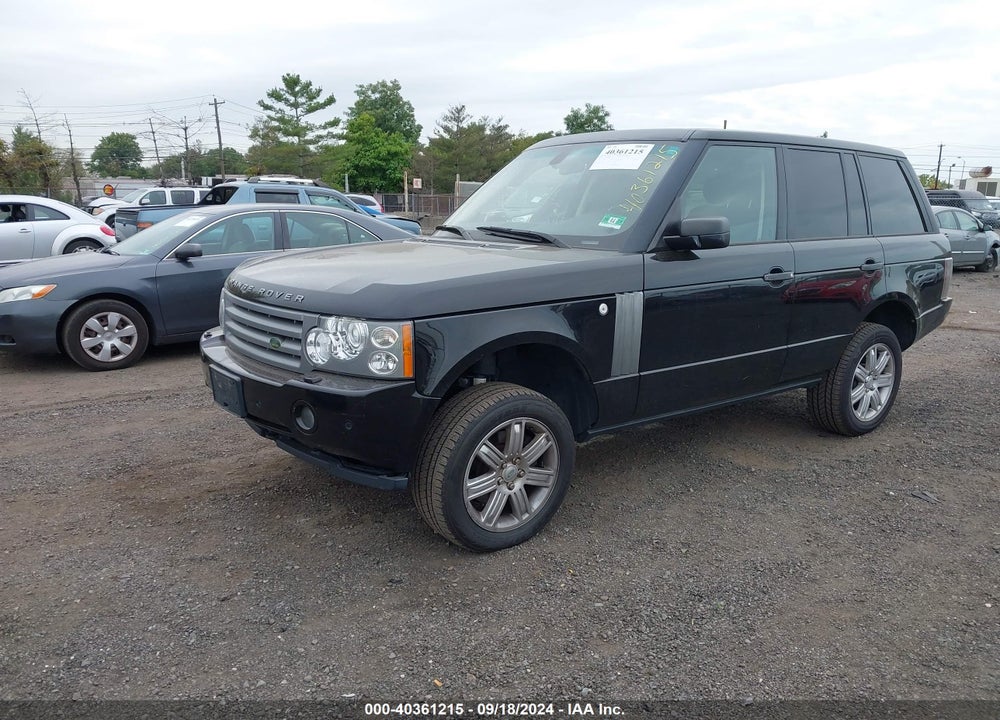 2008 LAND ROVER RANGE ROVER HSE VIN: SALME15458A286995