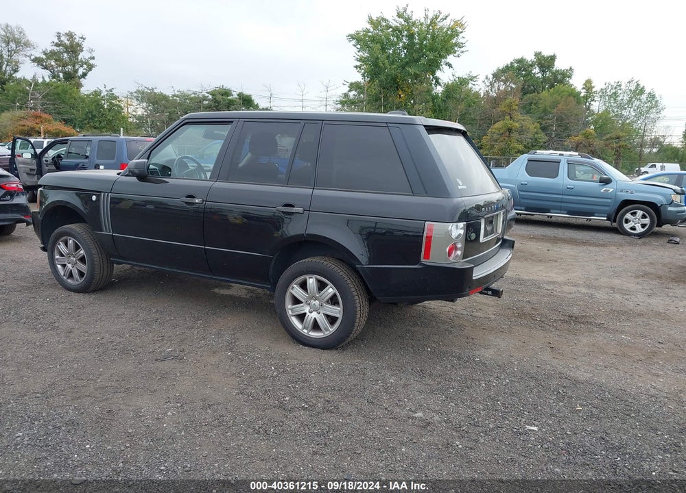 2008 LAND ROVER RANGE ROVER HSE VIN: SALME15458A286995
