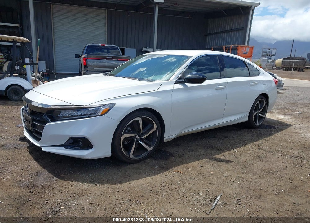 2022 HONDA ACCORD SPORT SPECIAL EDITION VIN: 1HGCV1F46NA008301