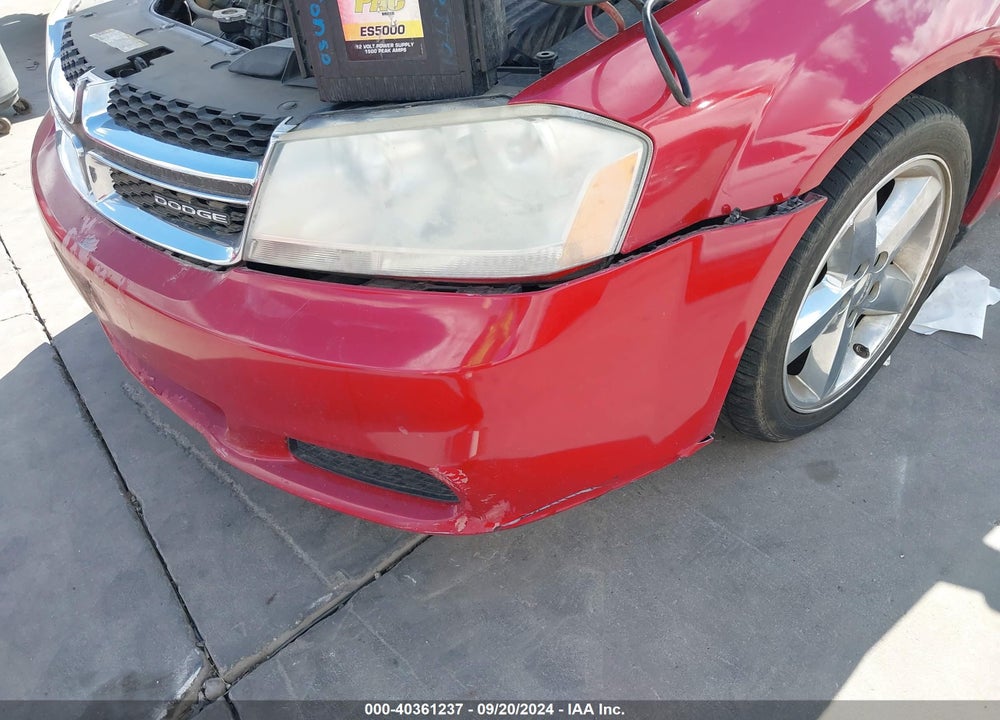 2012 AVENGER DODGE  SE VIN: 1C3CDZAB5CN185468