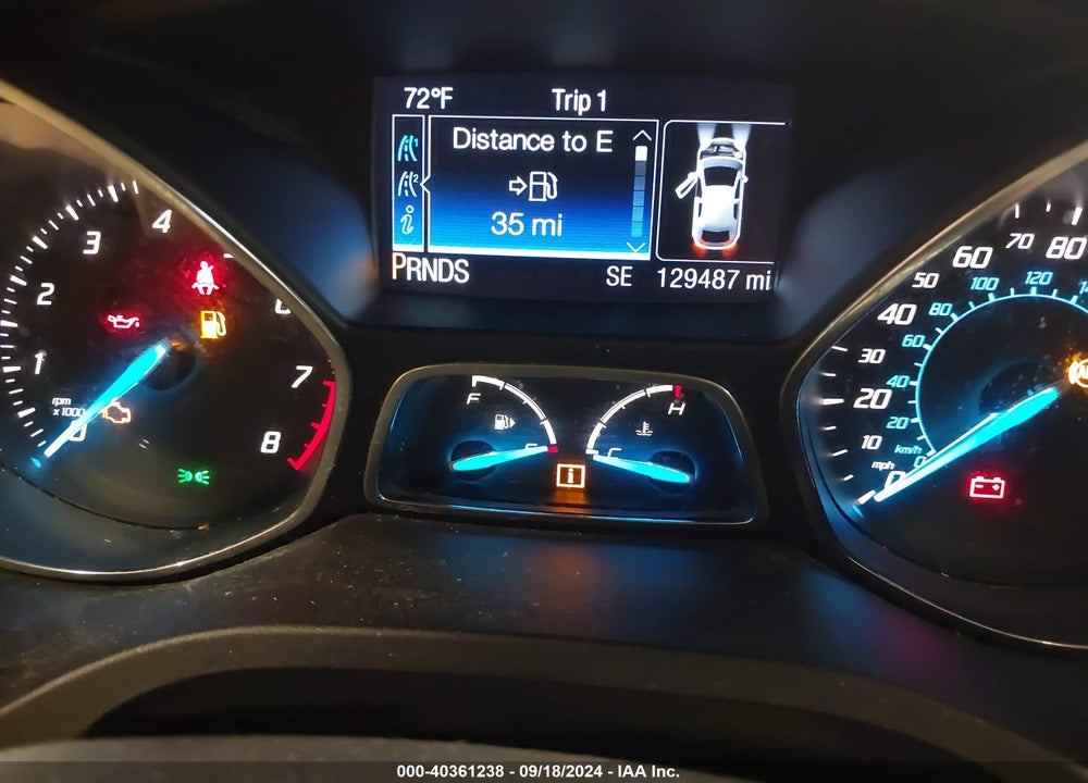 2013 FORD ESCAPE SE VIN: 1FMCU9GX6DUB88641