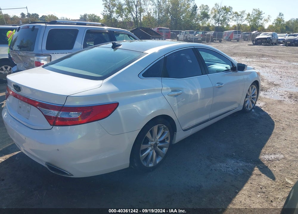 2013 HYUNDAI AZERA VIN: KMHFH4JG2DA249207