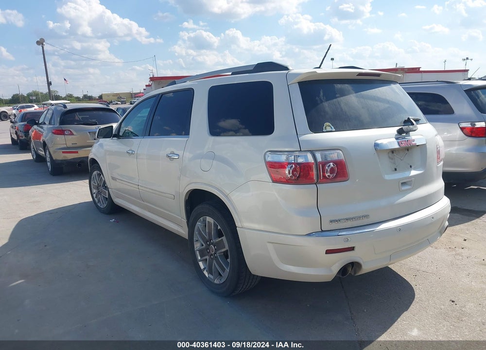 2012 GMC ACADIA DENALI VIN: 1GKKRTED3CJ224832