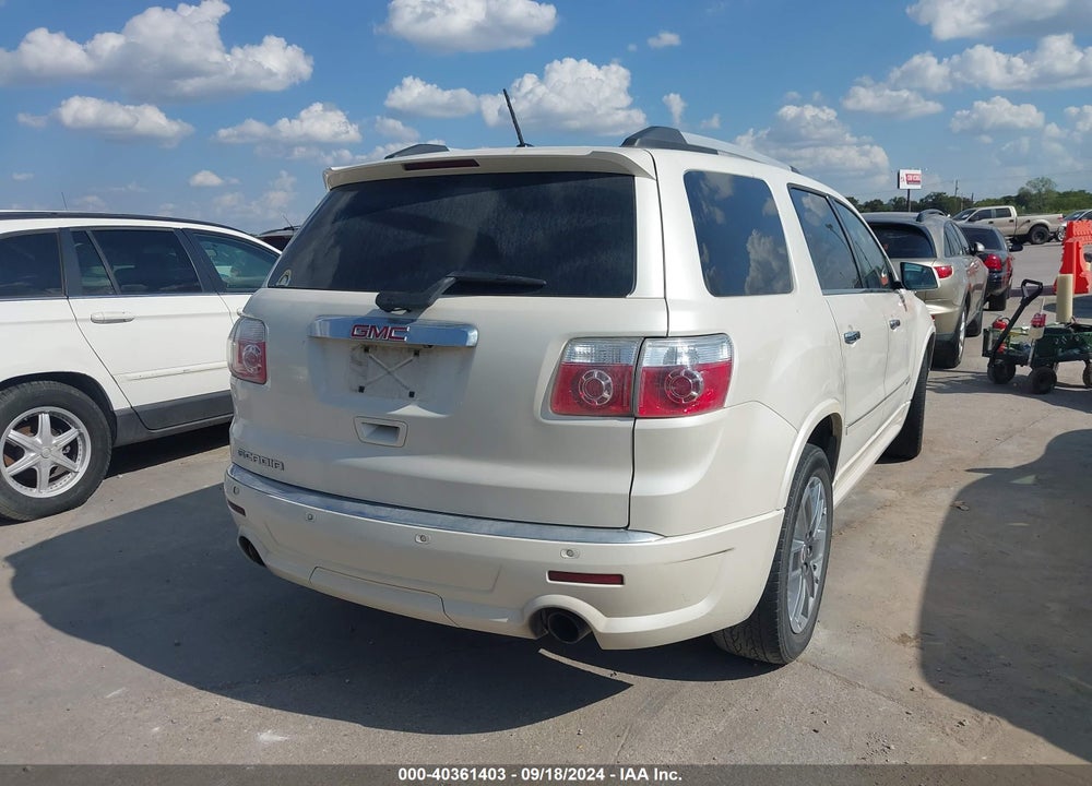 2012 GMC ACADIA DENALI VIN: 1GKKRTED3CJ224832