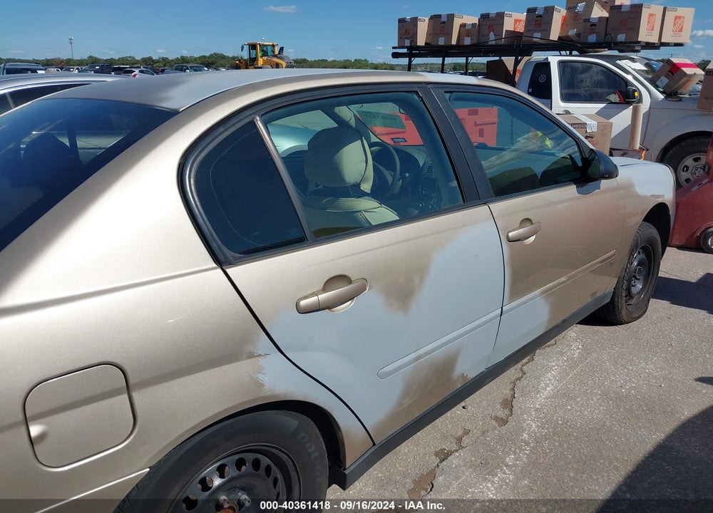 2007 CHEVROLET MALIBU LS VIN: 1G1ZS58F77F250861