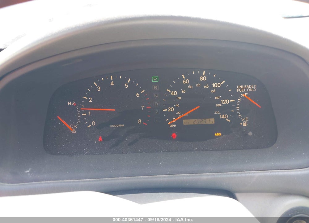 2001 LEXUS ES 300 VIN: JT8BF28G610302901