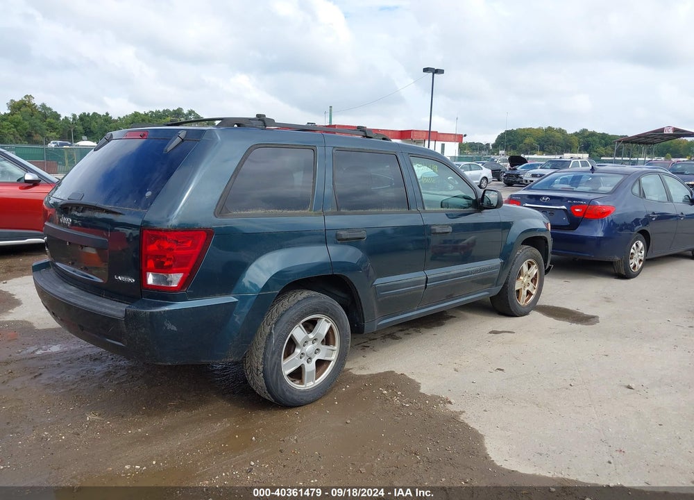 2005 JEEP GRAND CHEROKEE LAREDO VIN: 1J4GR48K45C723657