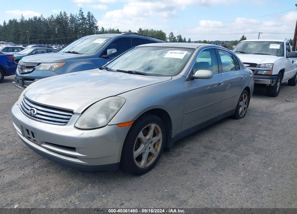2004 INFINITI G35X VIN: JNKCV51F44M718579