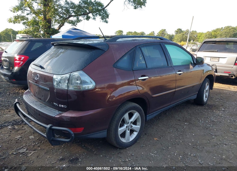 2008 LEXUS RX 350 VIN: JTJHK31U182851625