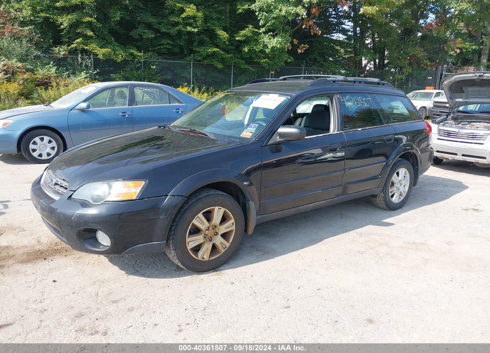 2005 SUBARU OUTBACK 2.5I VIN: 4S4BP61C757332737
