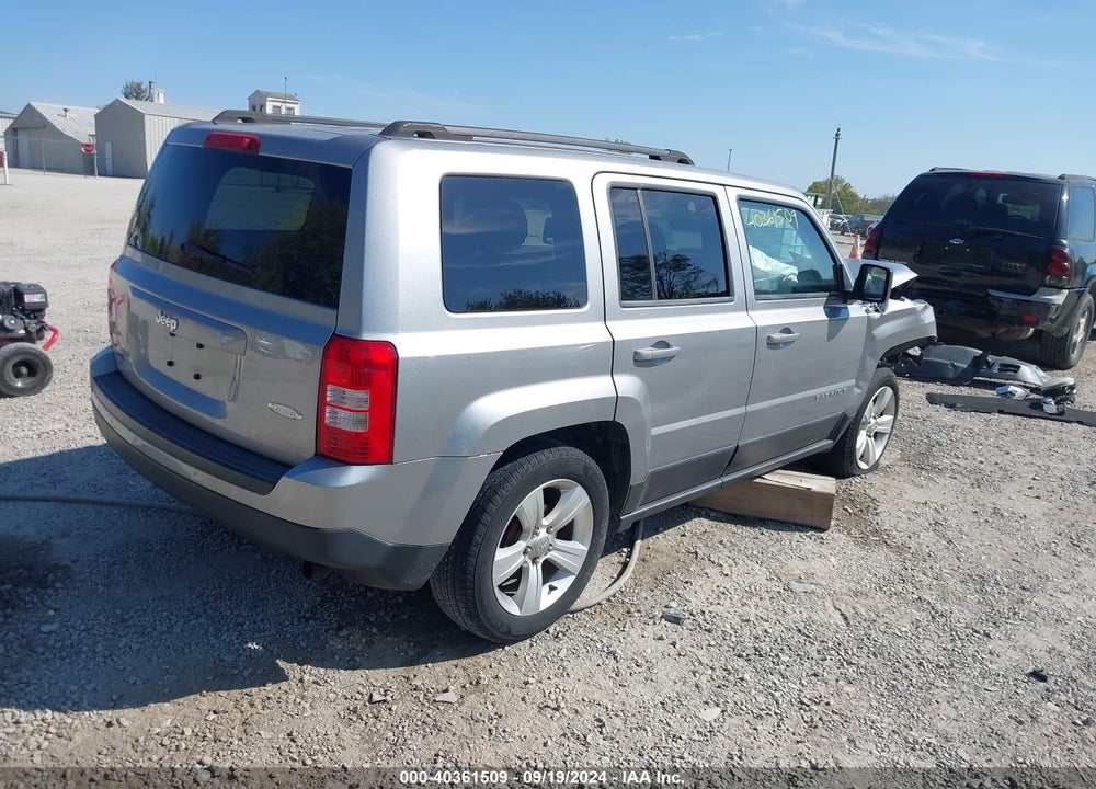 2014 JEEP PATRIOT LATITUDE VIN: 1C4NJPFB7ED826428