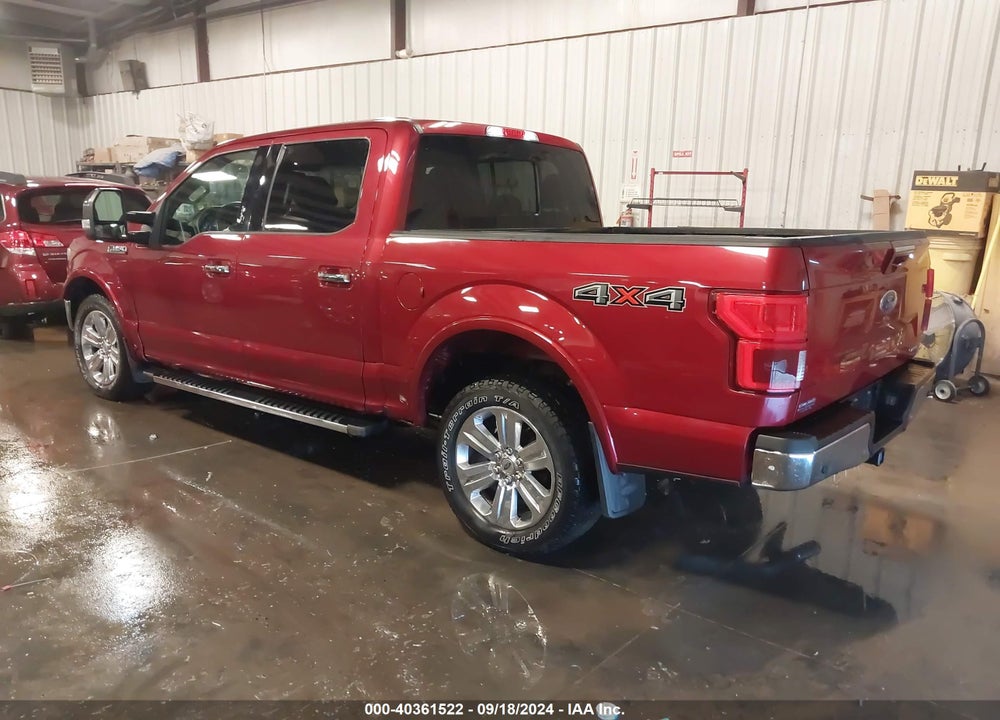 2018 FORD F-150 LARIAT VIN: 1FTEW1EG0JKD15886