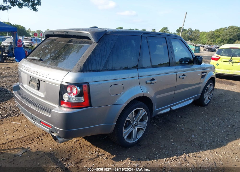 2012 LAND ROVER RANGE ROVER SPORT HSE VIN: SALSF2D47CA744122