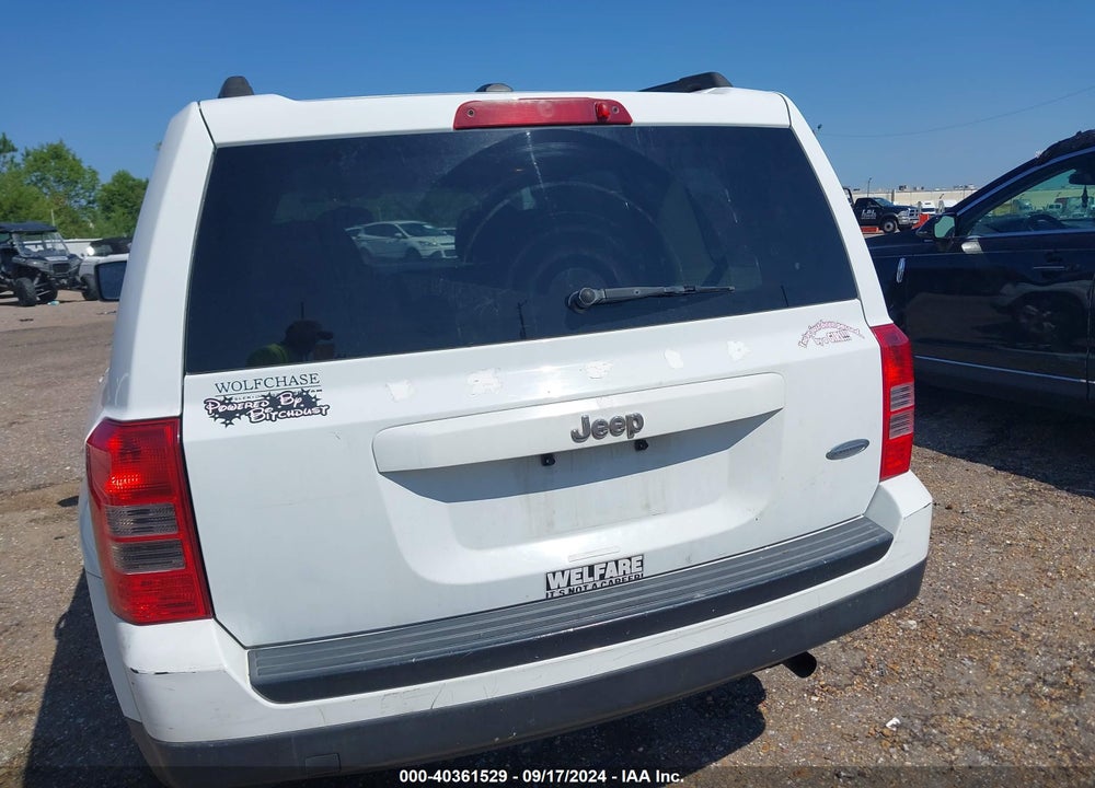 2016 JEEP PATRIOT LATITUDE VIN: 1C4NJPFB1GD537628