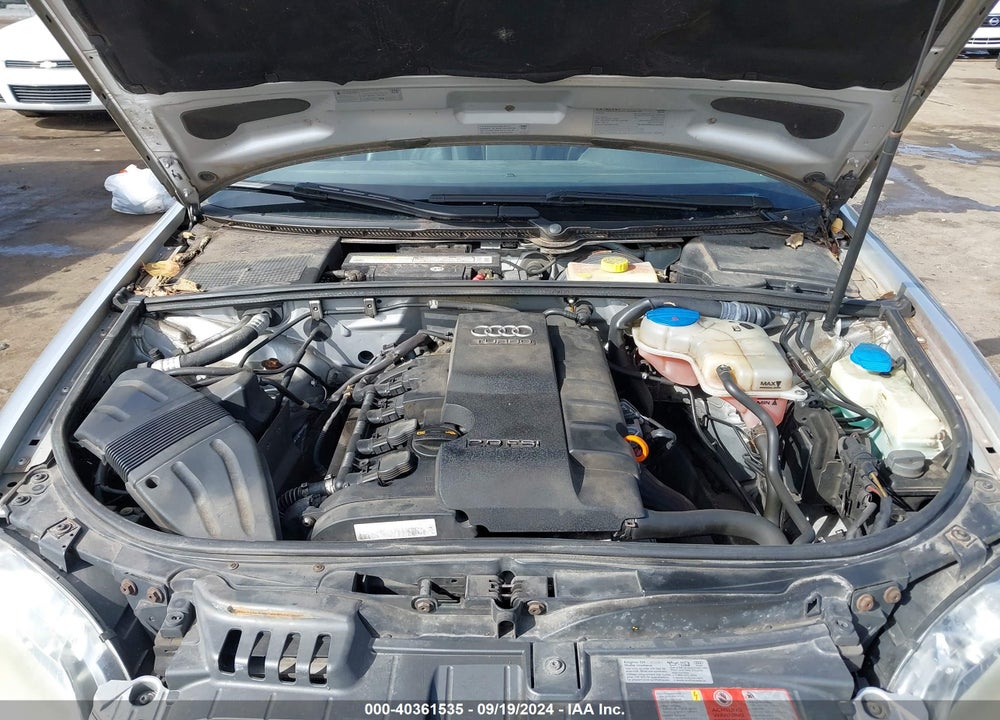2008 AUDI A4 VIN: WAUDF78E98A089028