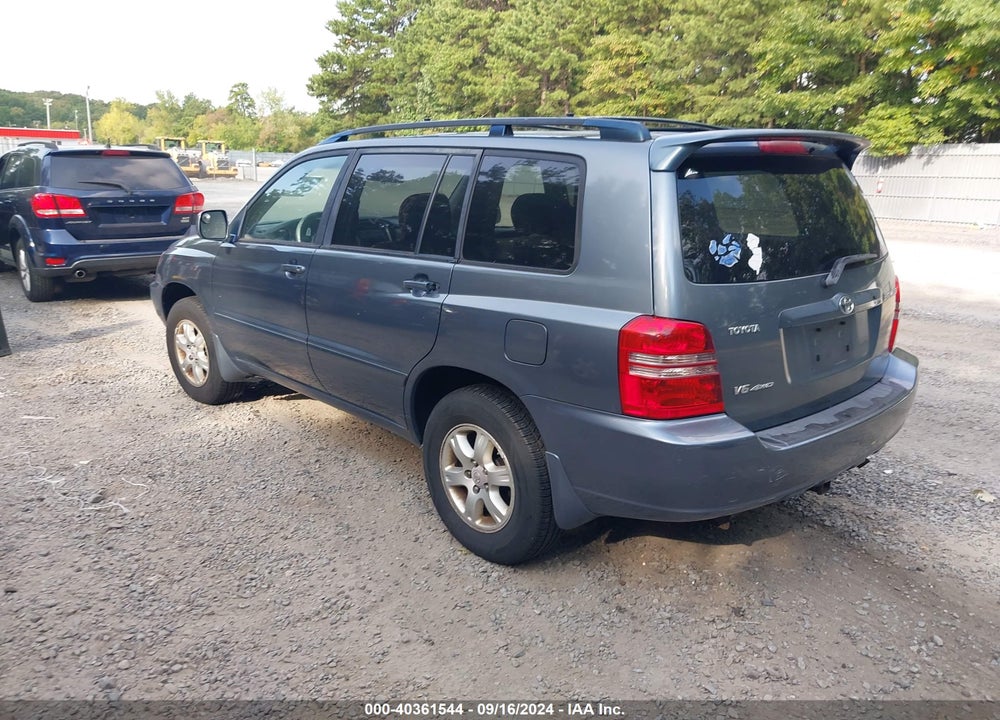 2003 TOYOTA HIGHLANDER V6 VIN: JTEHF21A430153677