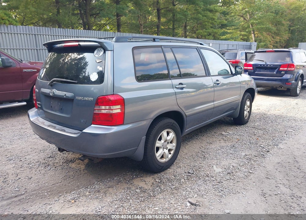 2003 TOYOTA HIGHLANDER V6 VIN: JTEHF21A430153677