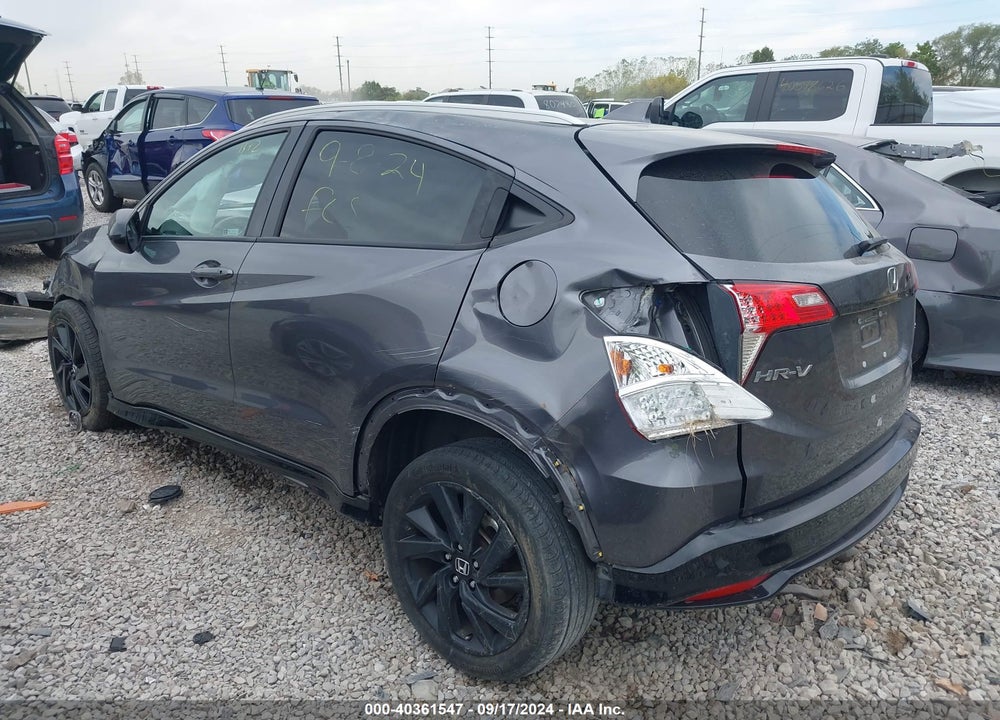 2021 HONDA HR-V AWD SPORT VIN: 3CZRU6H10MM721542