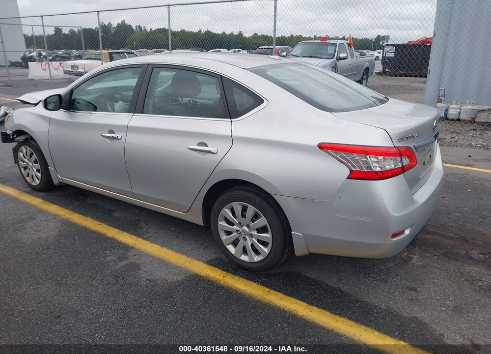 2015 NISSAN SENTRA SV VIN: 3N1AB7AP0FY292673