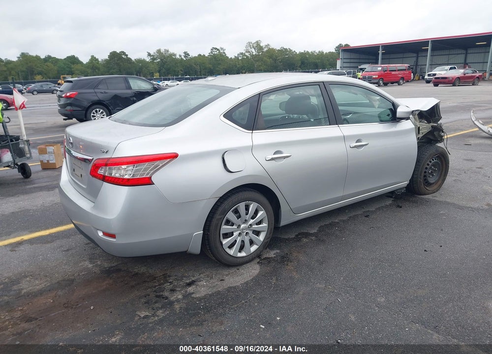 2015 NISSAN SENTRA SV VIN: 3N1AB7AP0FY292673
