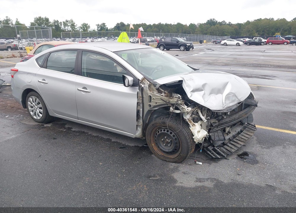 2015 NISSAN SENTRA SV VIN: 3N1AB7AP0FY292673