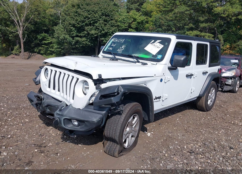 2022 JEEP WRANGLER UNLIMITED SPORT S 4X4 VIN: 1C4HJXDGXNW122692